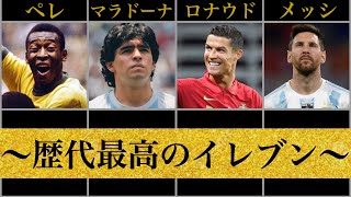 【歴代ベストイレブン】バロンドール・ドリームチーム 《メッシ、ロナウド選出》