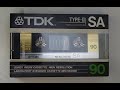 TDK SA 90 cassette tape unpacking