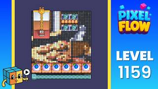 Pixel Flow Level 1159 (Hard) Walkthrough Solution