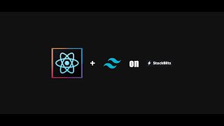 React From Scratch With Tailwind on Stackblitz