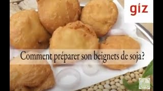 Recettes de soja: (2) BEIGNETS