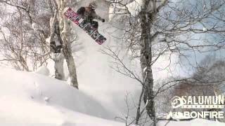 Salomon and Bonfire team riders getting loose in Japan