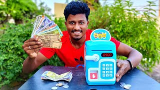 Mini ATM 💰| இதுல பணம் ஈசியா சேர்க்கலாம்! | Money Saving With Password & Fingerprint 🐷🏦