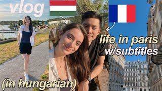 Speaking Only Hungarian to My FRENCH Boyfriend for 24 hours *he is so cute* 🇭🇺🇫🇷