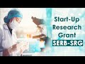 Start-up Research Grant | SERB-SRG