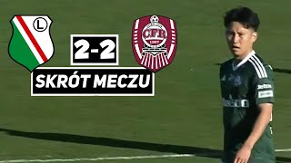 Legia Warszawa - CFR Cluj [2-2] skrót meczu | Powrót Elitima i remis | Mecz towarzyski 2025