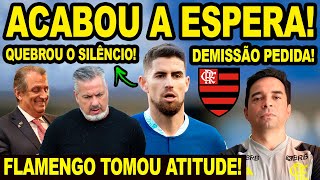 ACABOU A ESPERA! FLAMENGO TOMOU ATITUDE! JORGINHO QUEBROU O SILÊNCIO SOBRE VINDA PARA O MENGÃO! E+