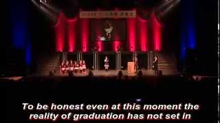 Suzuka Nakamoto Graduation Speech 2012 (pre-release)