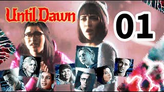 【ビビリ実況】01:見えないトラバサミを警戒する【Until Dawn】アンティル・ドーン 惨劇の山荘_初見/実況/解説/攻略/感想/選択/死亡/生存/ルート/怖い/恐怖/_おきて猫（おきてねこ）