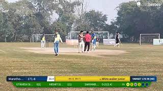 White walker junior vs Marathon Cricket Club Live Cricket Match | The Mann School U 14  Tournament