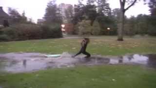 SKIMBOARDING ON GRASS!