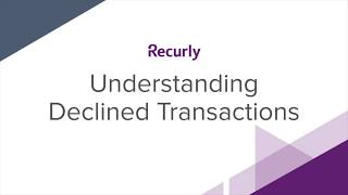 Understanding Declined Transactions