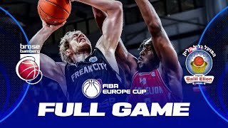 Brose Bamberg v Hapoel Nofar Galil Elion | Full Basketball Game | FIBA Europe Cup 2022-23