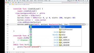swift 4 UIButton programmatically