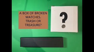 Not A Bag But A Box Of Broken Watches