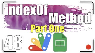 The indexOf method (the equivalent to the MATCH function) | Apps Script 48