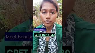 CPET Toppers Talk with Banasmita//CPET Success story//Pravat Sir Academy//Pol.sc PG ENTRANCE 2024