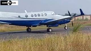 First Flight Aligarh to Lucknow || 19 Seater Plane || Aligarh Airport