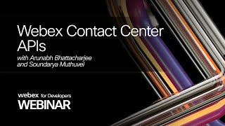 Webex Contact Center APIs