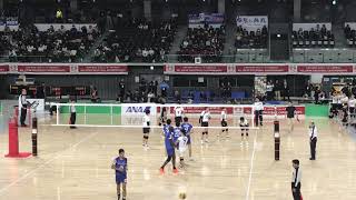 中央大学vs大分三好ヴァイセアドラー 1セット目  20181214 バレーボール 天皇杯皇后杯