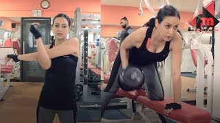 Maryam Zakaria Hot Intense Workout