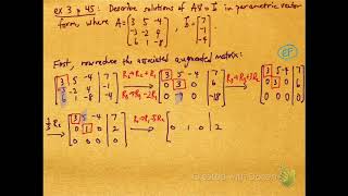 Parametric vector form example