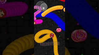 cacing terbesar superhero Spiderman || worms zone.io slither snake magic #94636