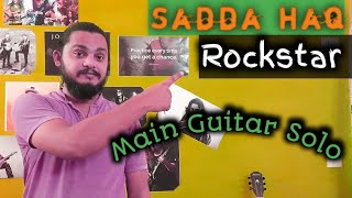Sadda Haq | Rockstar | Guitar cover by _ Atharva Sharma