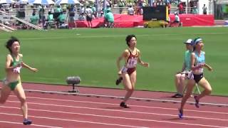 2015年IH 陸上 女子 400m 予選 男子1組まで