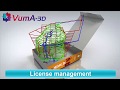 VUMA3D-network 2018 - License management - 3D mine ventilation simulation software www.vuma3d.com