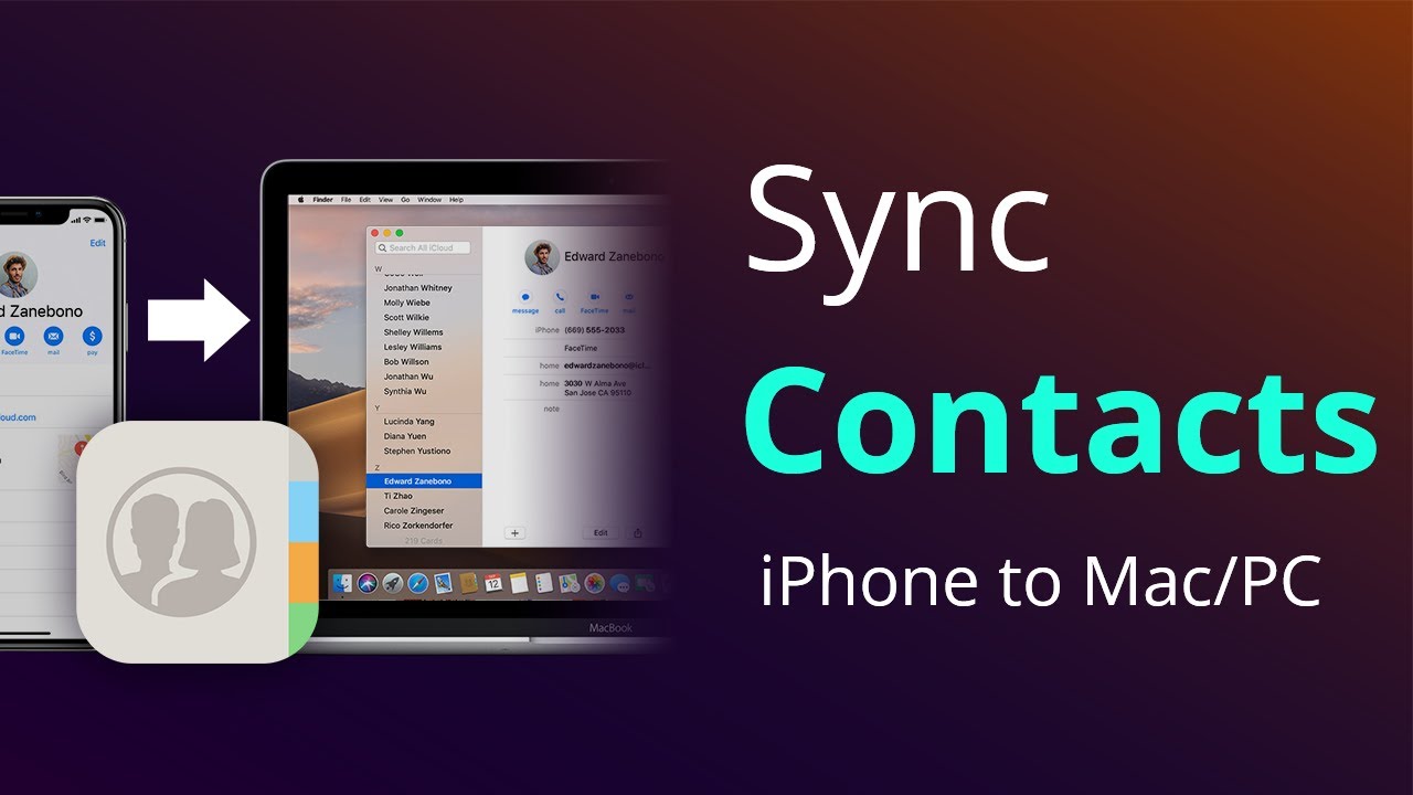 Quick Way To Sync Contacts From IPhone To PC Or Mac Computer (2019 ...