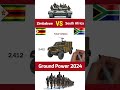 Zimbabwe vs South Africa ground power 2024#Zimbabwe #Arica #military #armypowercomparison #military