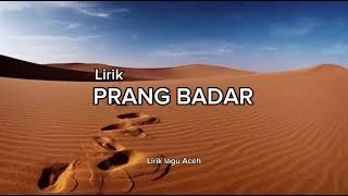 Anil Althaf - Prang Badar | Official Lyric Video