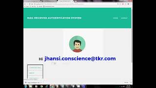 Mail Received Authentication System Java Project