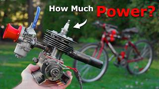 I Put My Homemade Two-Stroke Engine on a Bike