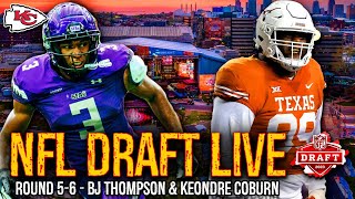 Chiefs NFL Draft LIVE Reaction BJ Thompson & Keondre Coburn Rd 5-6!