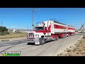 v8 mack value liner grain truck accelerating