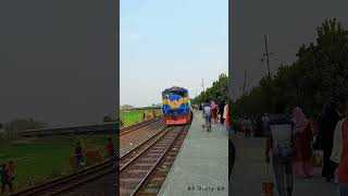 Ekota Express ll Entering to Huge Curve Station Ishwardi Bypass,