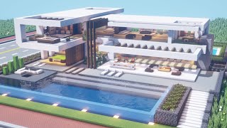 Minecraft Tutorial | Modern House | Gracium - Modern City #23