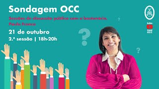 2ª Sessão de discussão pública - Sondagem - 21 outubro 2022