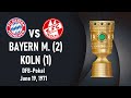 Bayern Munich vs FC Koln - DFB-Pokal 1970-1971 Final - Full match