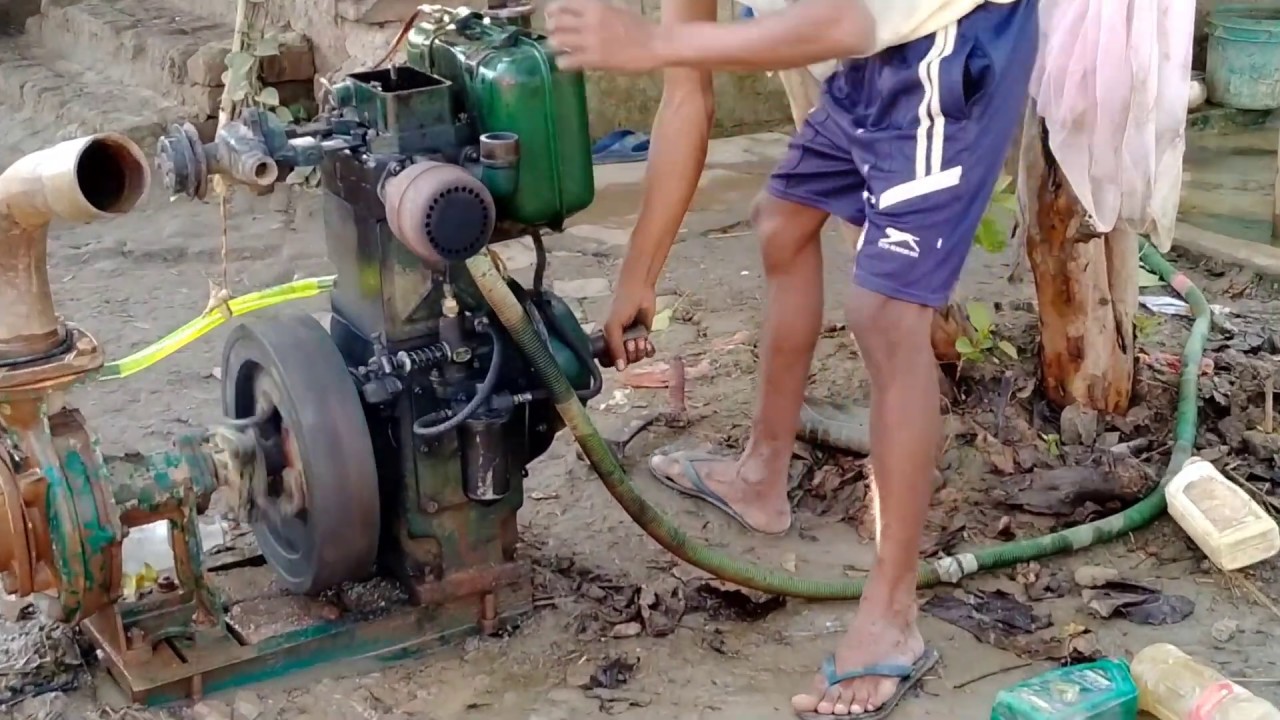 Diesel Engine Start Youtube