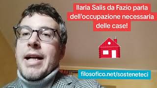 DIEGO FUSARO: Ilaria Salis da Fabio Fazio parla dell'occupazione necessaria delle case!