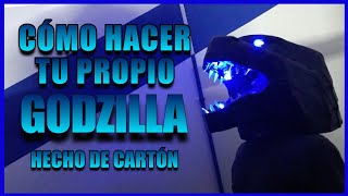 Cómo Hacer tu Propio GODZILLA de CARTÓN - DIY - Cabeza de Godzilla