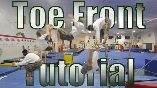 Toe Front Tutorial (Parkour/Gymnastics/Trampoline)