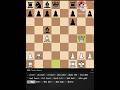 Danish Gambit at it's Best Chess Opening Tricks to win fast #chessgame #chess #shorts