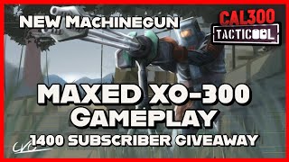 TACTICOOL: NEW MACHINEGUN, MAXED XO-300 (TRIPLE GOLD 🟡🟡🟡) Gameplay +1400 SUBSCRIBER XO-300 GIVEAWAY!