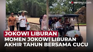 Begini Momen Jokowi Liburan ke Solo Safari Bersama Cucunya | OneNews Update