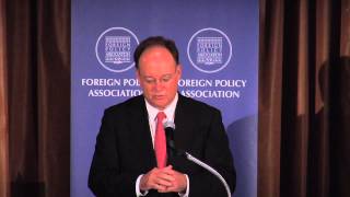 John DeGioia Accepts the Foreign Policy Association Medal