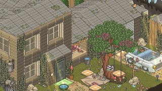 House with Garden 🏡| HABBO Speed Build Exterior🛠